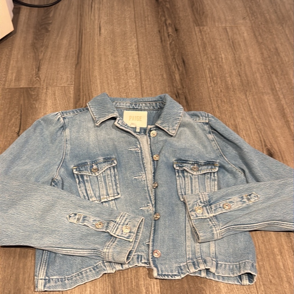 PAIGE DENIM JACKET LARGE - Picture 2 of 8